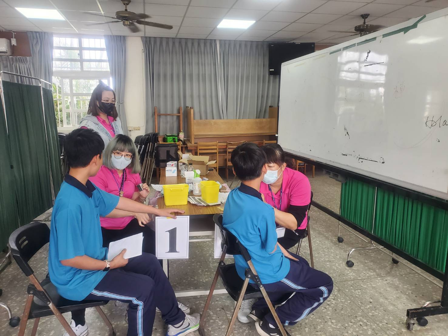 113年03月22日至埤頭國中施打疫苗 相本
