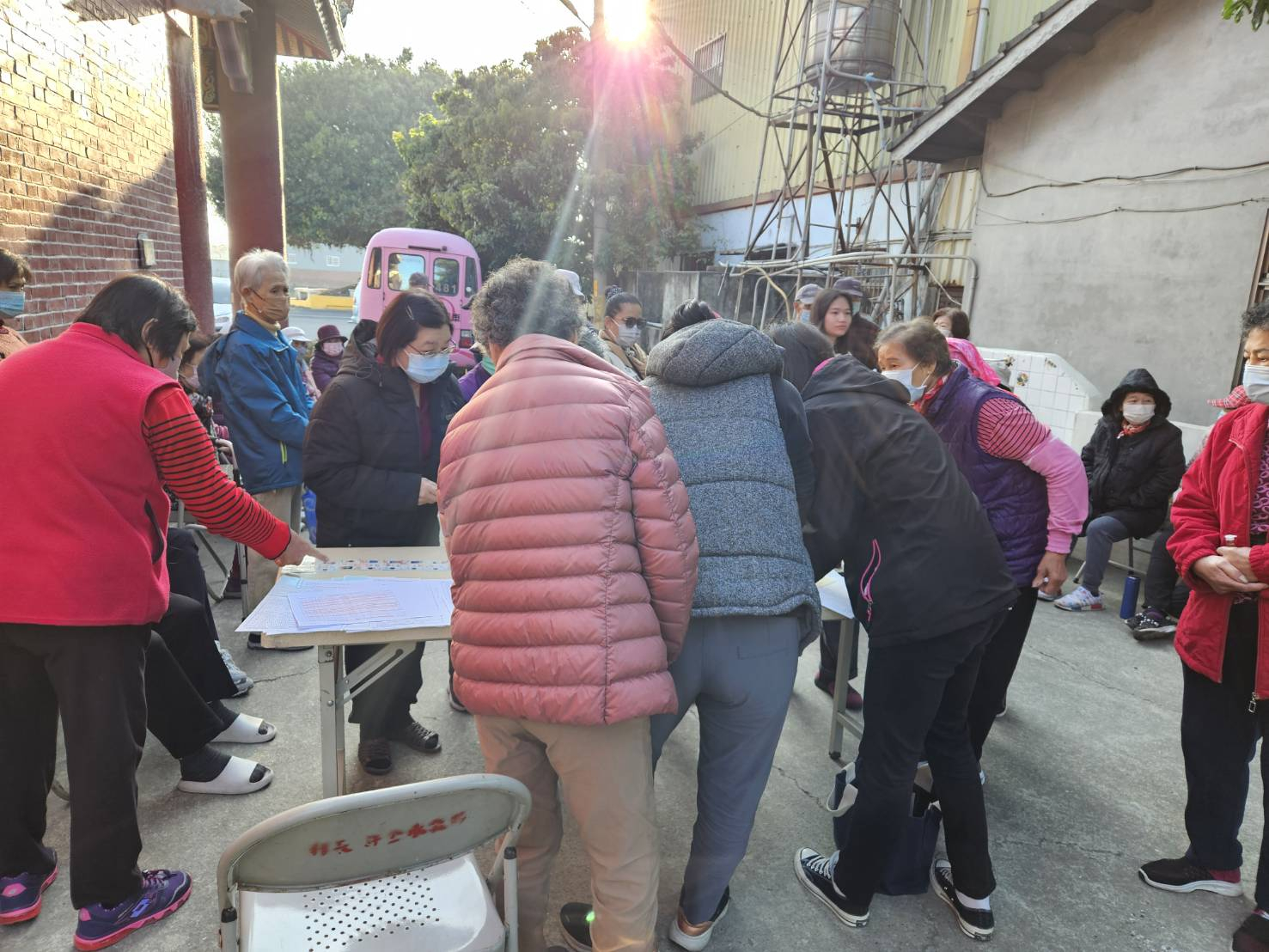 114年1月21日崙腳村協助篩檢 相本